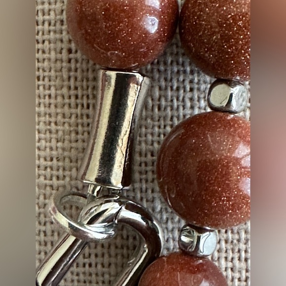 22 inch Sandstone bead Necklace NWOT - Picture 3 of 14